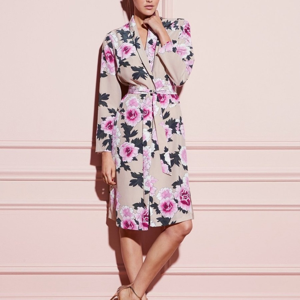 Fleur Du Mal X The Coveteur Floral Robe